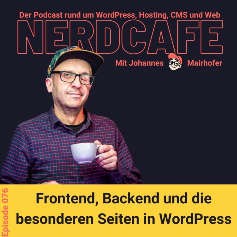 076 076 Frontend, Backend und die besonderen Seiten in WordPress